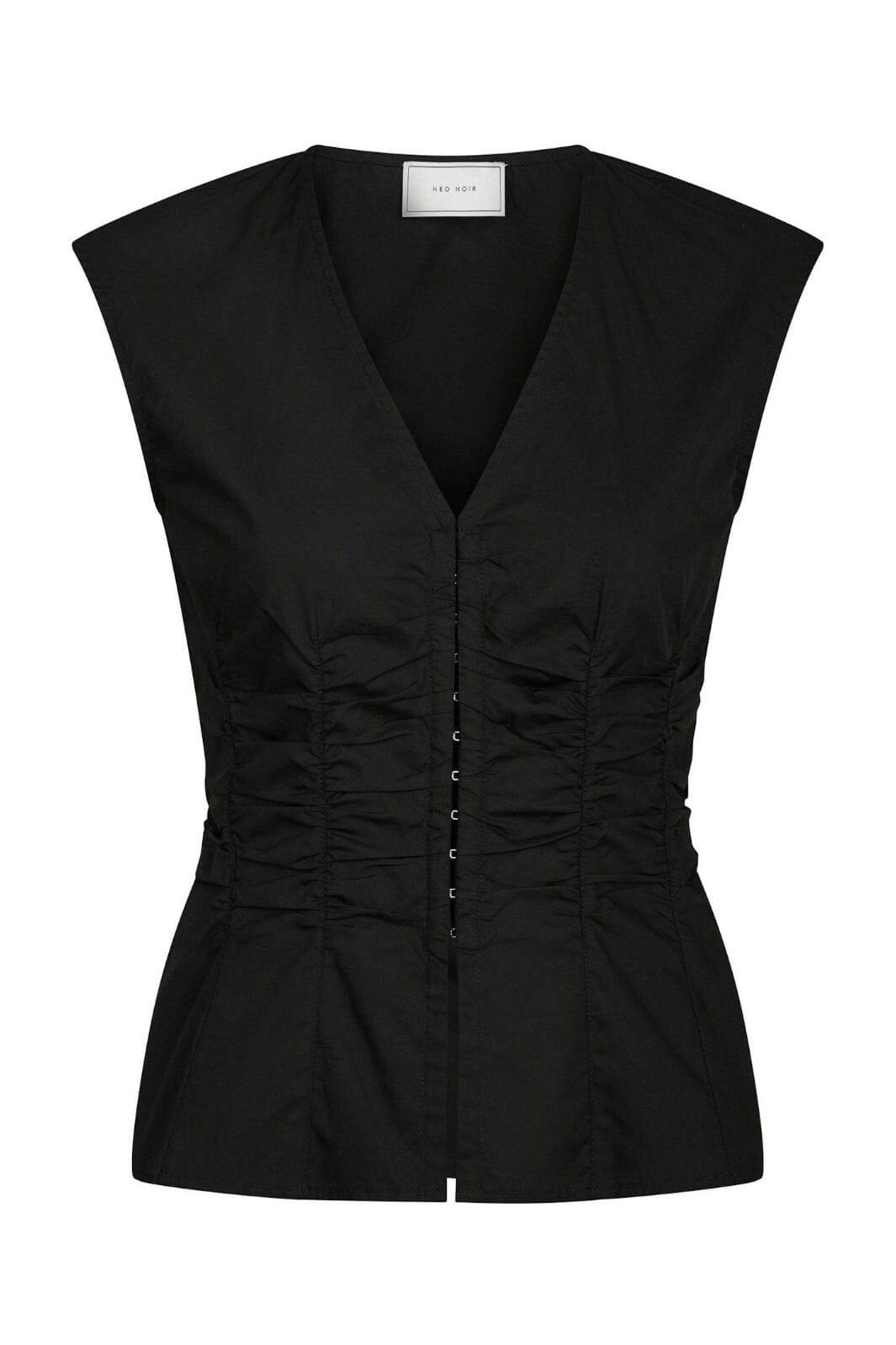 Neo Noir - Mevida Poplin Top 165511 - 100 - Black