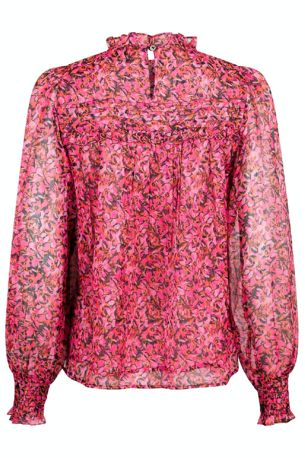 Forudbestilling - Neo Noir - Rhoda Dark Blossom Blouse - Pink (Uge 4) Bluser 