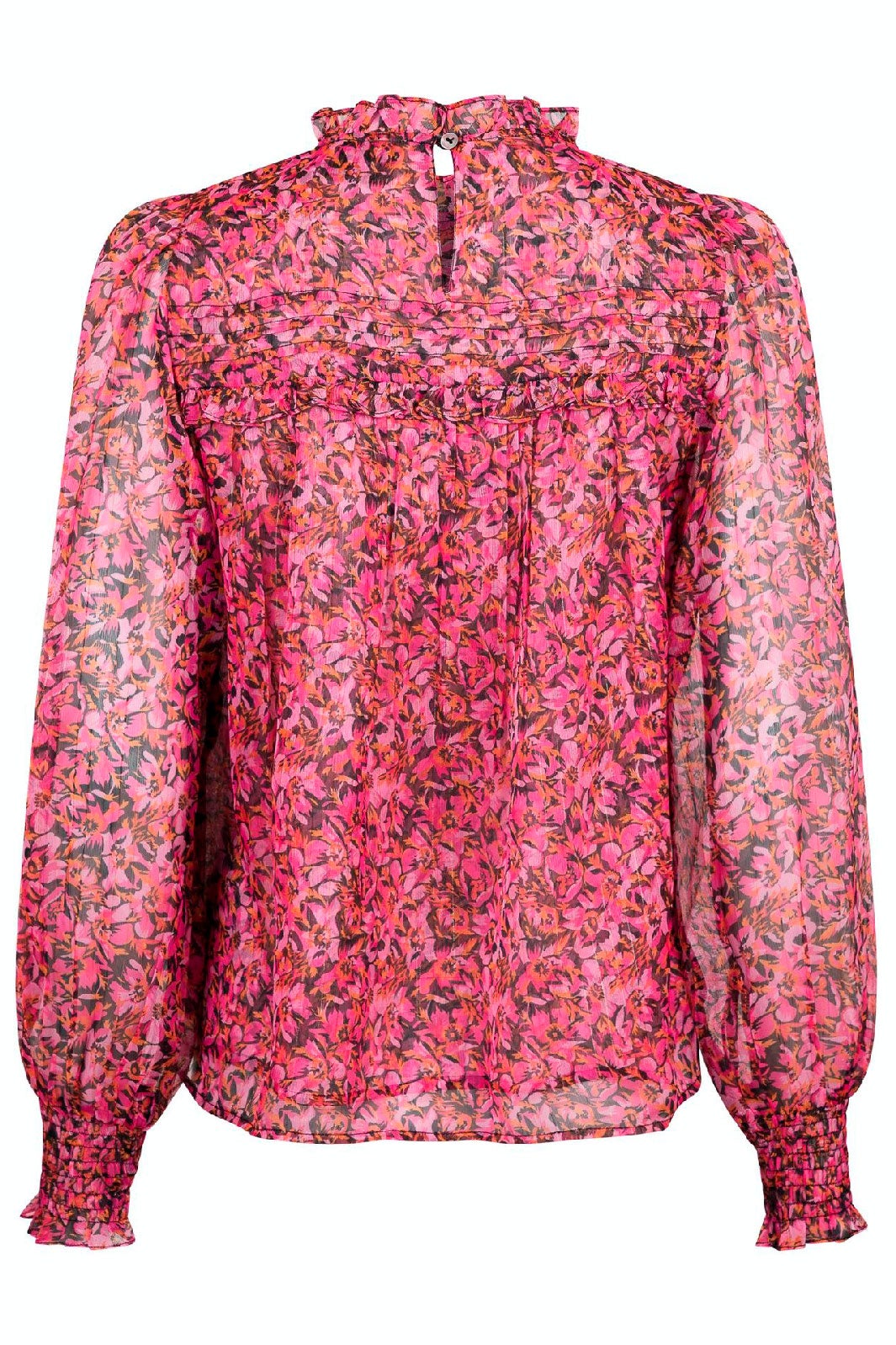 Forudbestilling - Neo Noir - Rhoda Dark Blossom Blouse - Pink (Uge 4) Bluser 