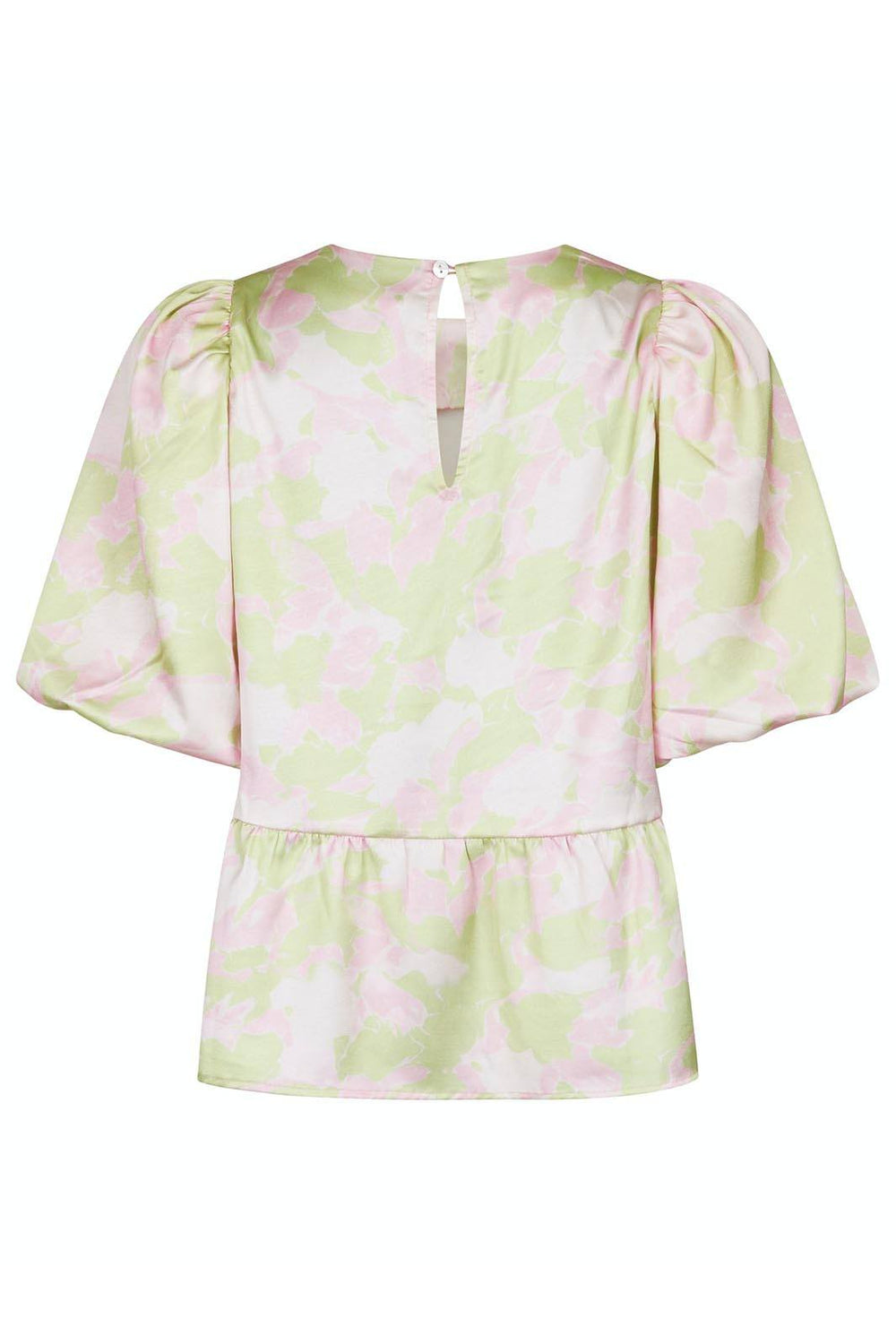 Forudbestilling - Neo Noir - Ruthie Flower Brush Blouse - Lime Green (Juni) Bluser 