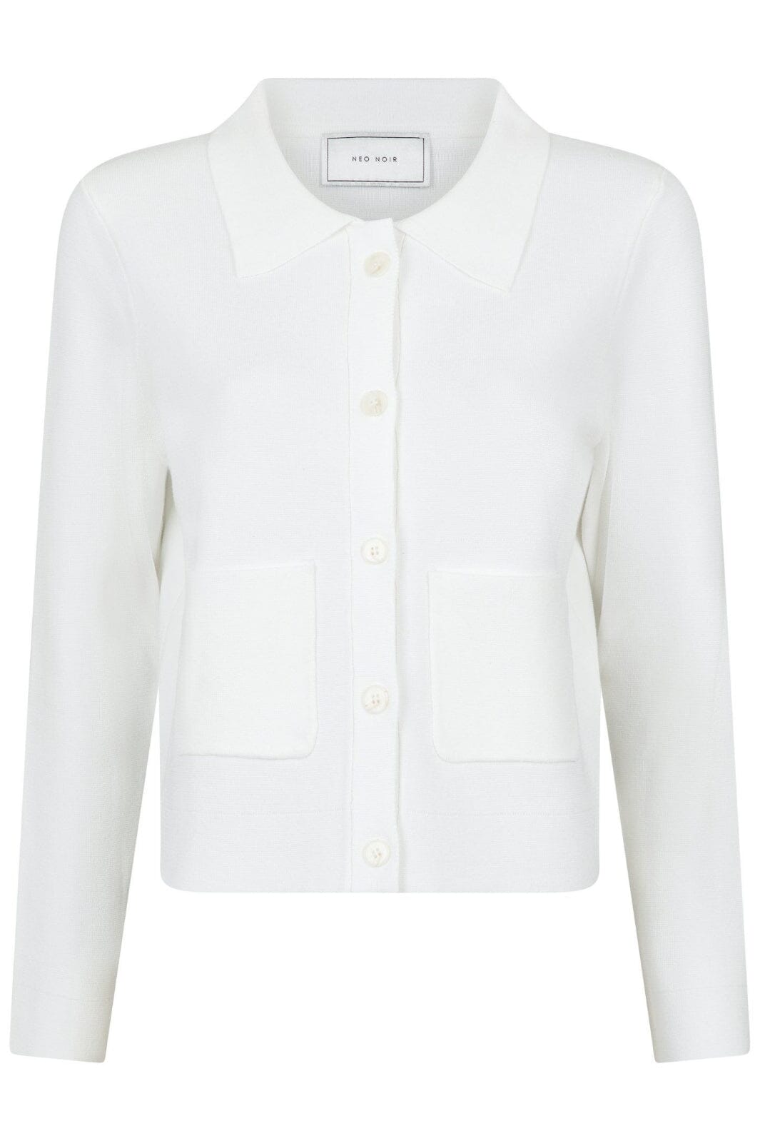 Forudbestilling -Neo Noir - Tippi Knit Cardigan - Off White Cardigans 