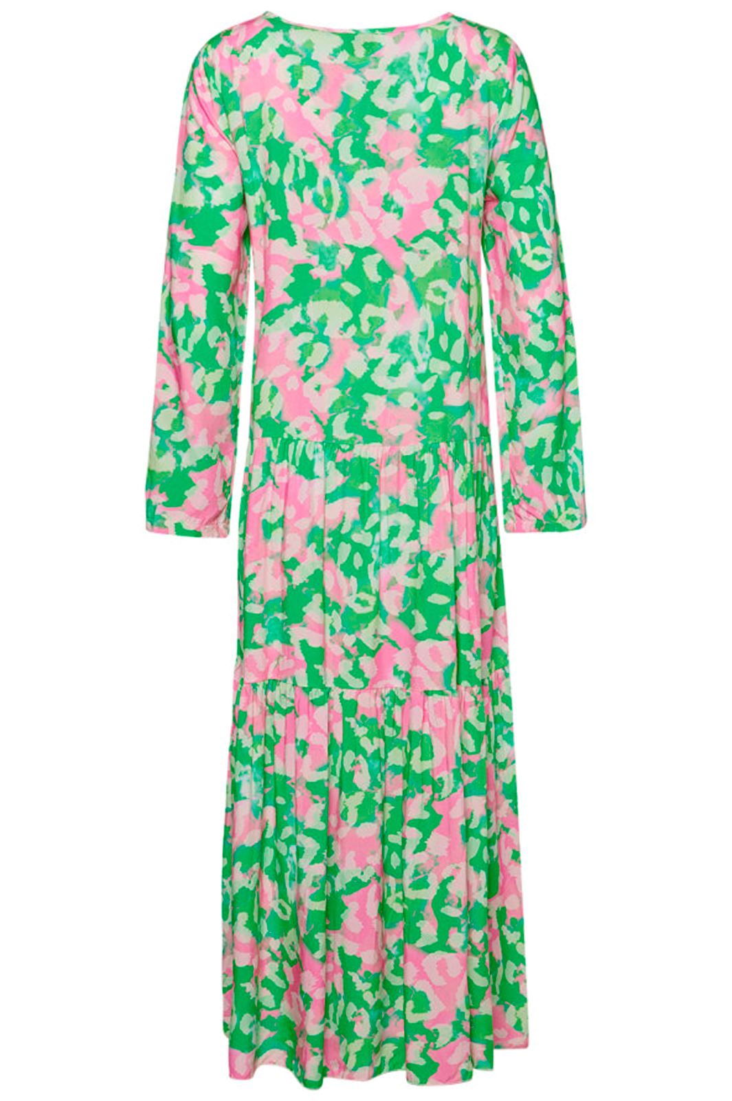 Forudbestilling - Noella - Imogene Lg. Dress - Green/Pink (Maj/Juni) Kjoler 