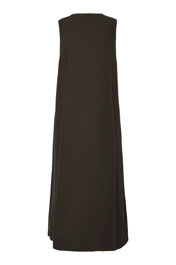 Pieces - Pcjenna Sl Midi Rev. Tie Dress - 4945040 Delicioso