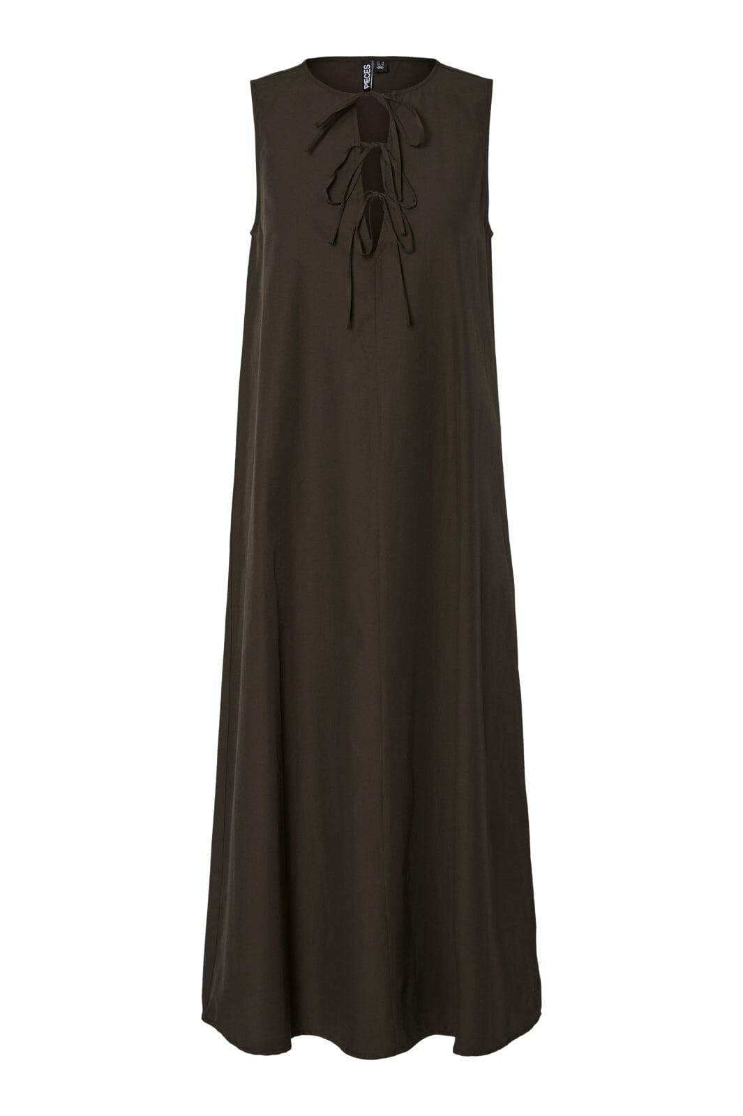 Pieces - Pcjenna Sl Midi Rev. Tie Dress - 4945040 Delicioso