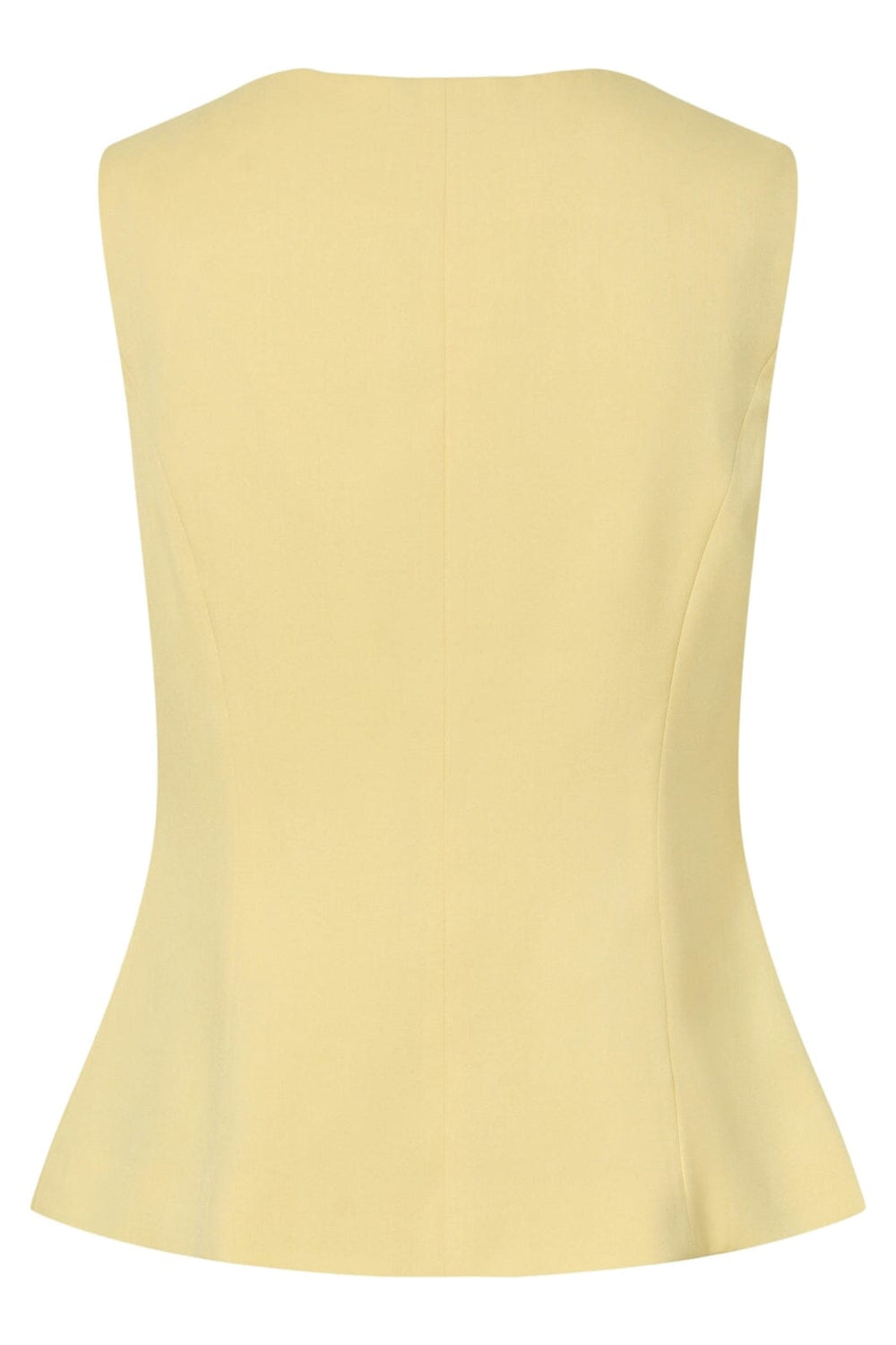 Pieces - Pcjoline Sl Boatneck Waistcoat - 4974697 French Vanilla