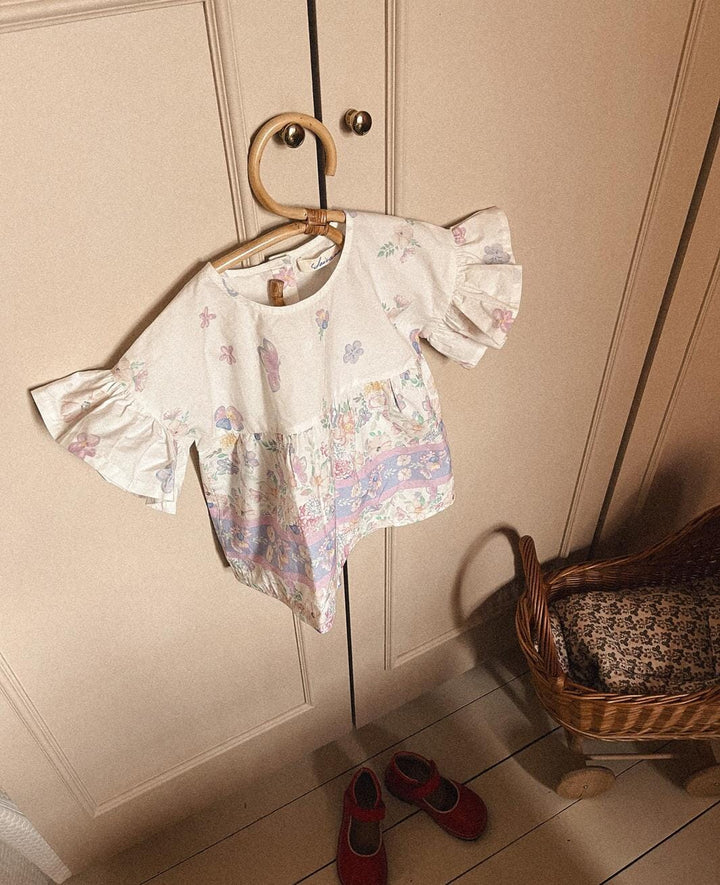 Forudbestilling - Sissel Edelbo - Pastel MINI Top SE 1546 - Pastel Bluser 