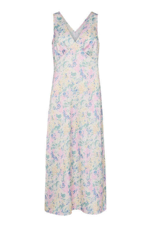 Forudbestilling - Y.A.S - Yaspella Sl Long Dress - 4851067 Gardenia Dottea Print