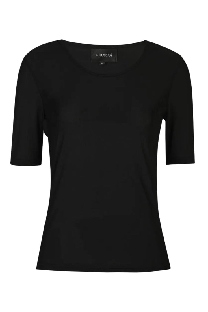 Liberte - Mesh Ss Tshirt 22064 - Black