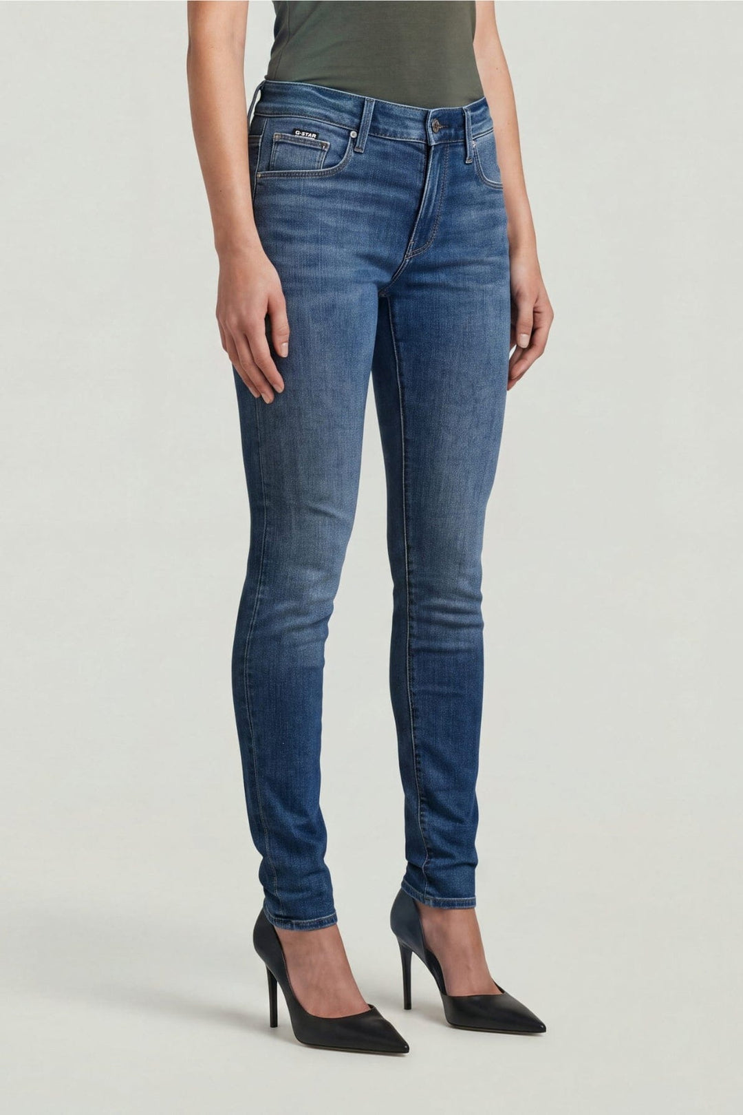 G-Star - 3301 Skinny Wmn D05175-8968-071 - Medium Aged Jeans 