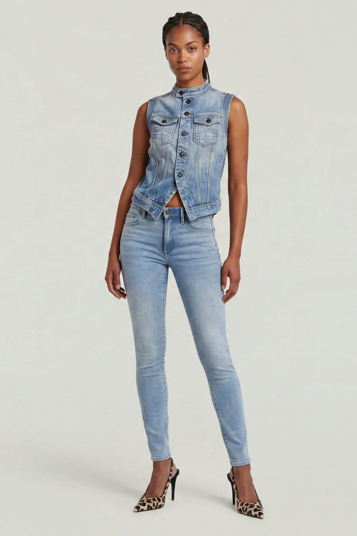 G-Star - 3301 Skinny Wmn D05175-8968-424 - Lt Aged Jeans 