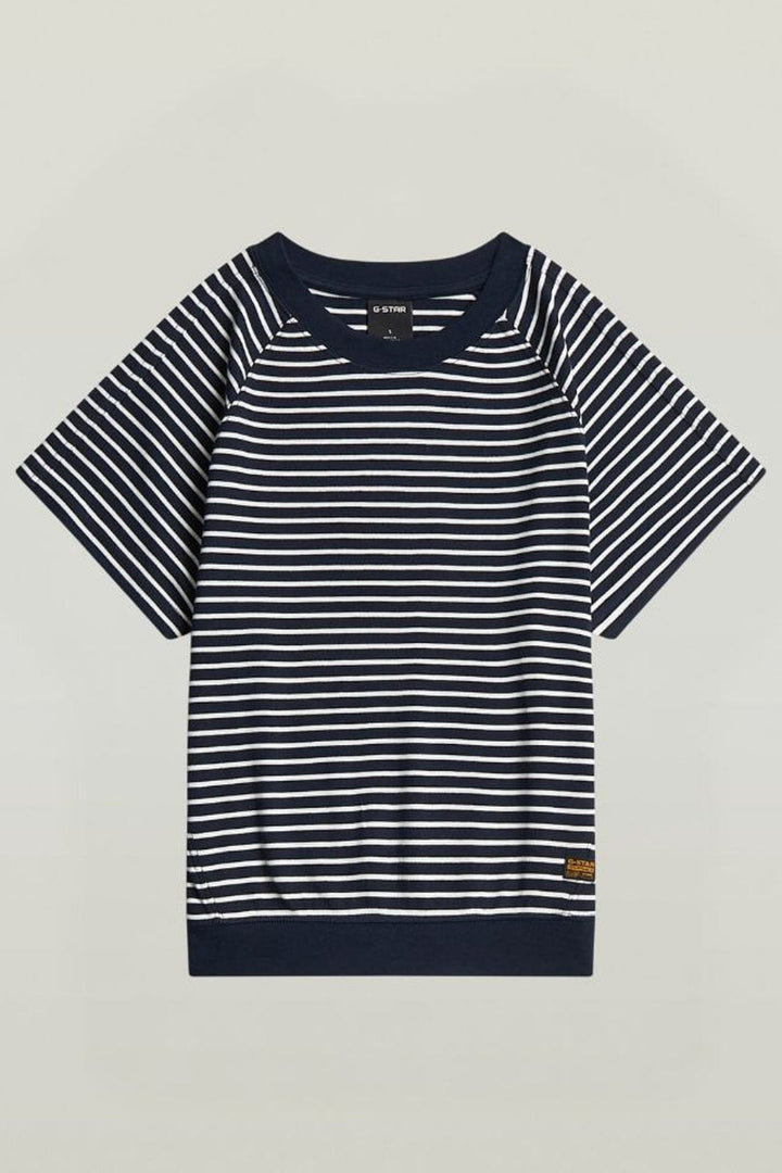 G-Star - Raglan  T Wmn D24512-D979-D517 - Salute/Milk Stripe