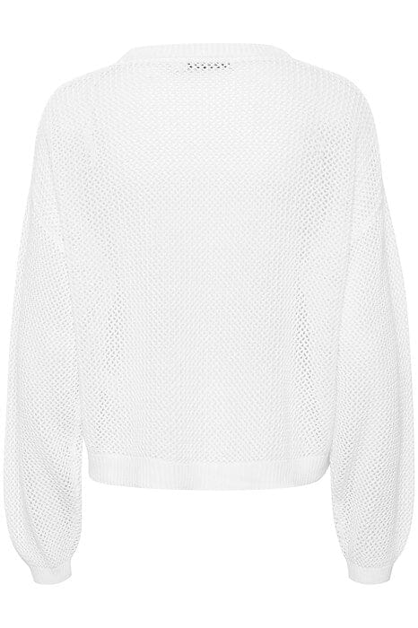 Gestuz - CarryGZ pullover - Egret Strikbluser 
