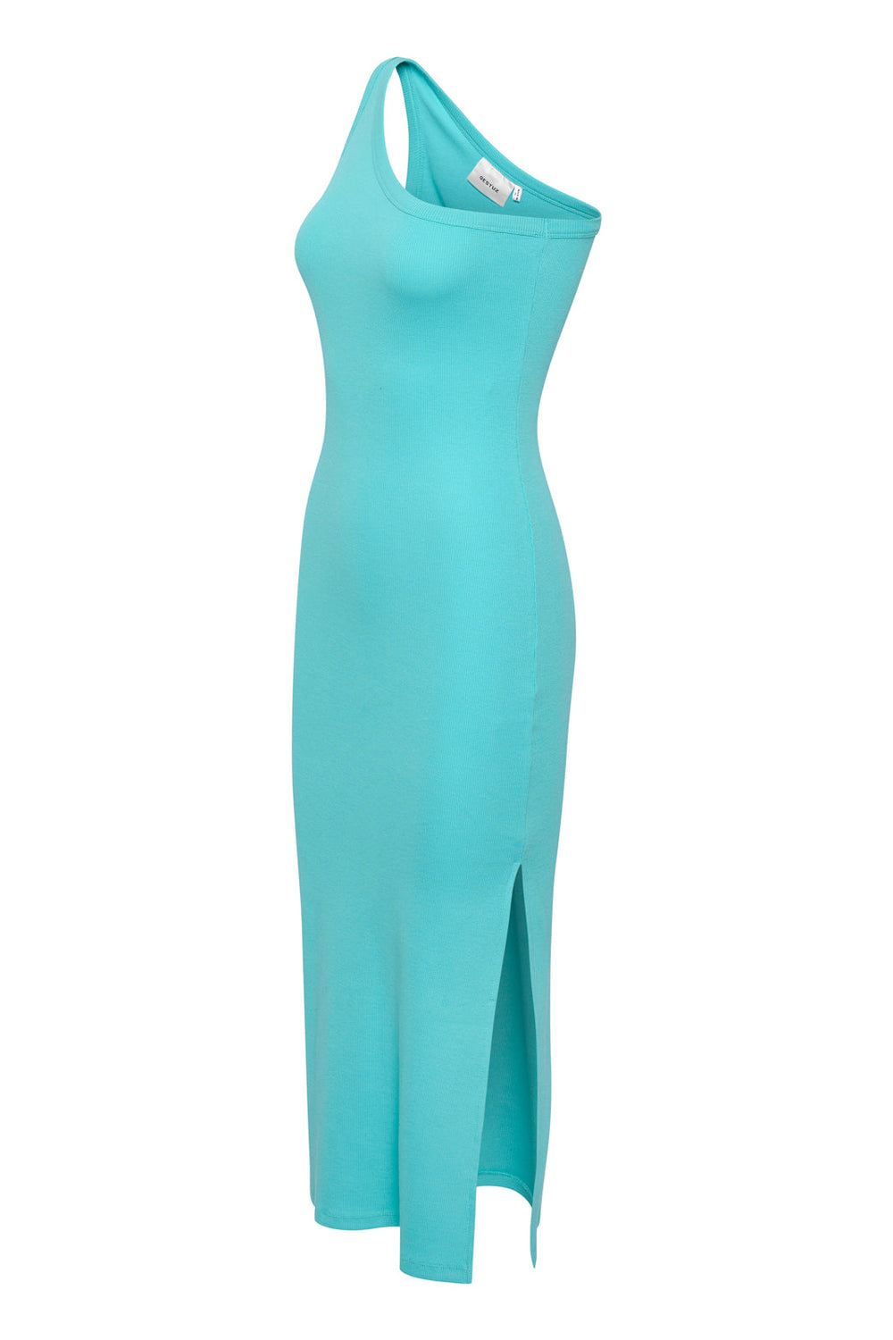 Gestuz - Drewgz One Shoulder Dress - Blue Turquoise Kjoler 