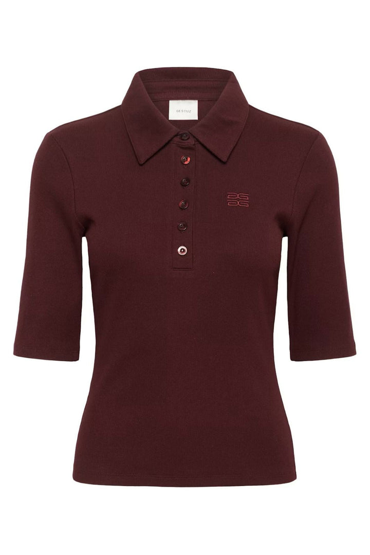 Gestuz - Gzdrew Polo Top 10910593 - 108291 - Aronia Toppe 