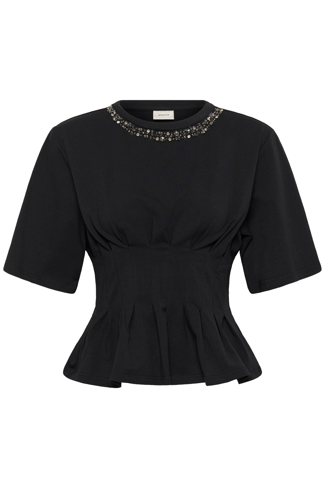 Gestuz - Gzinez Deco Tee 10911653 - 100017 - Black T-shirts 
