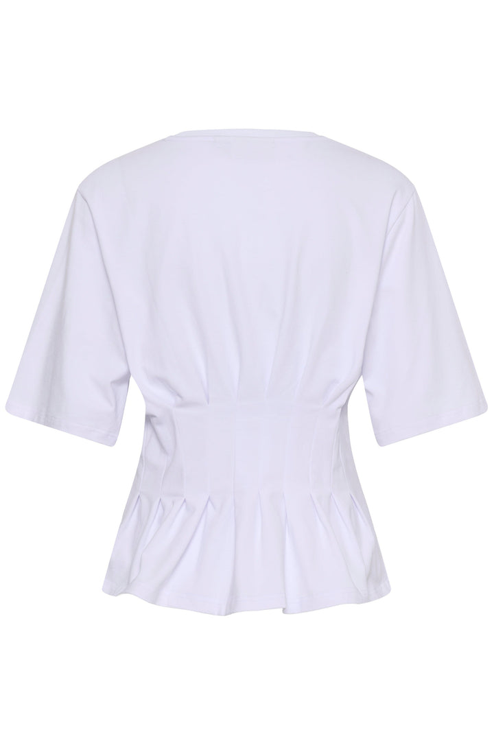 Gestuz - Gzinez Deco Tee 10911653 - 110601 - Bright White T-shirts 