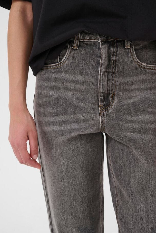 Gestuz - Gzjade Straight Jeans 10910808 - 102235 - Washed Light Grey Jeans 