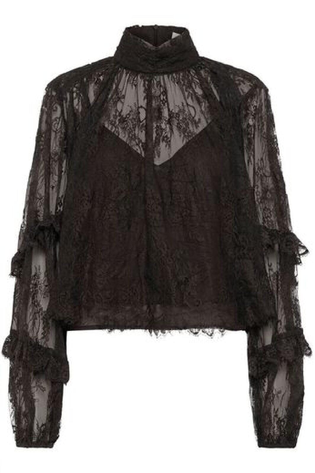 Gestuz - Gzlami Blouse 10910810 - 191018 - Ganache Bluser 