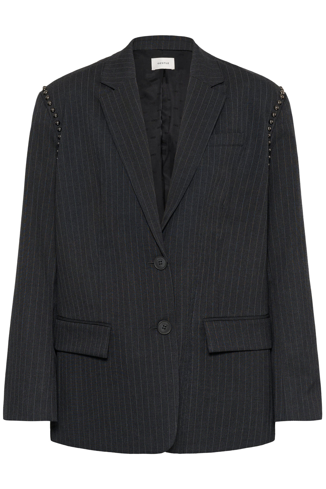 Gestuz - Gzlehela Blazer 10911590 - 1000026 - Dark Grey Pinstripe Blazere 