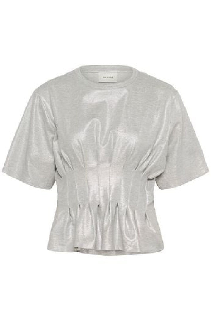 Gestuz - Gzpamila Tee 10910766 - 108672 - Lgm / Silver Glitte Foil T-shirts 