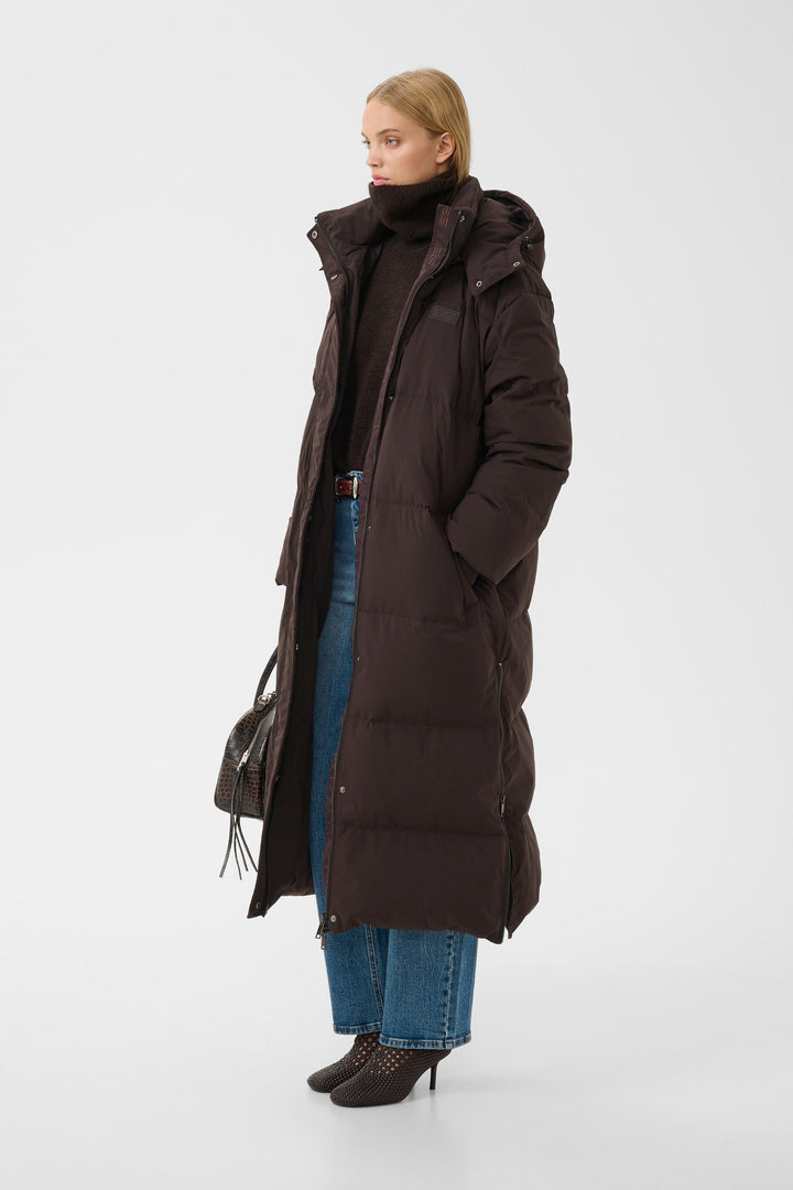 Gestuz - Gzroa Long Puffer 10911236 - 191018 - Ganache Jakker 
