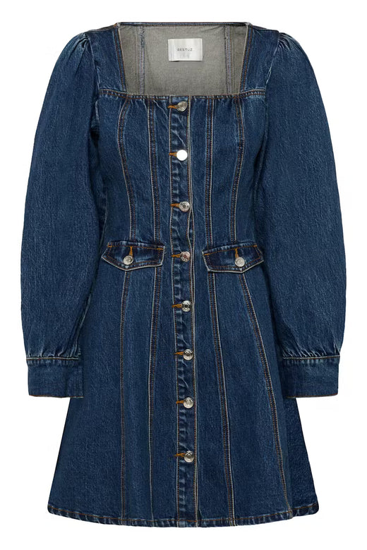 Gestuz - Gzsamia Dress 10911019 - 109201 - Indigoblue Kjoler 