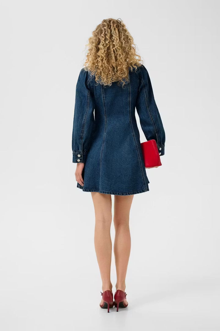 Gestuz - Gzsamia Dress 10911019 - 109201 - Indigoblue Kjoler 