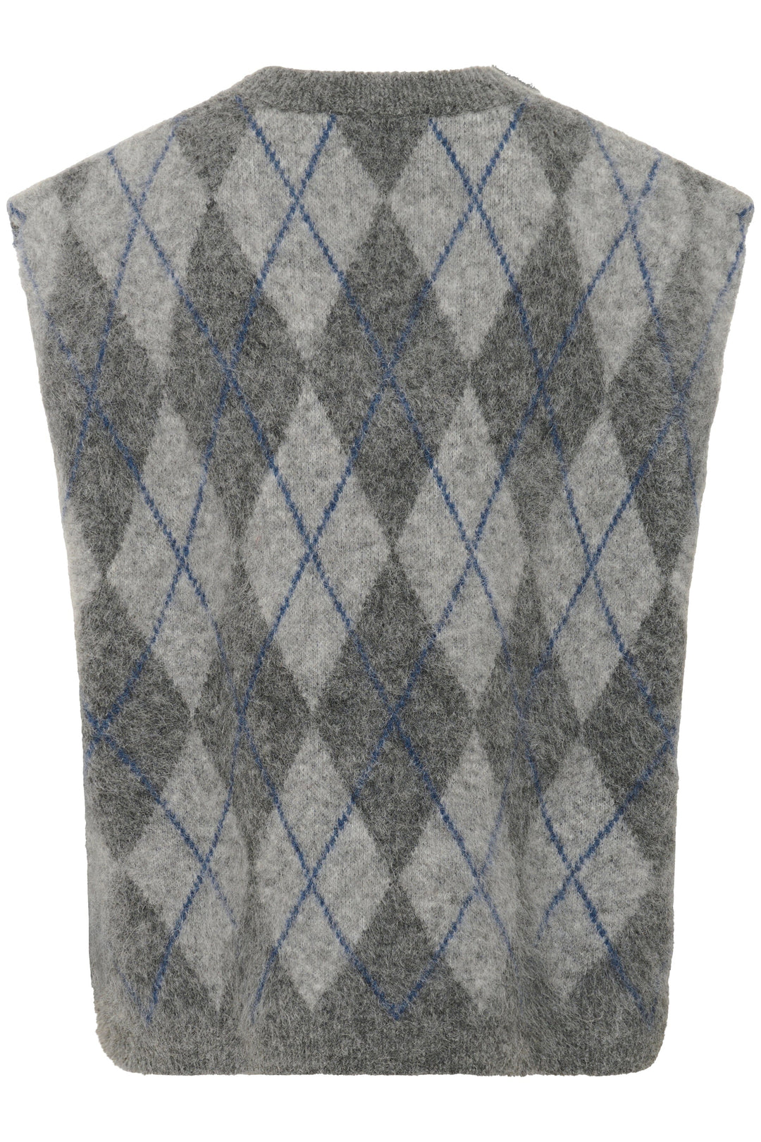 Gestuz - Gzsasi Vest 10910731 - 108584 - Check Dark Grey/Grey/Blue Comb Frakker 