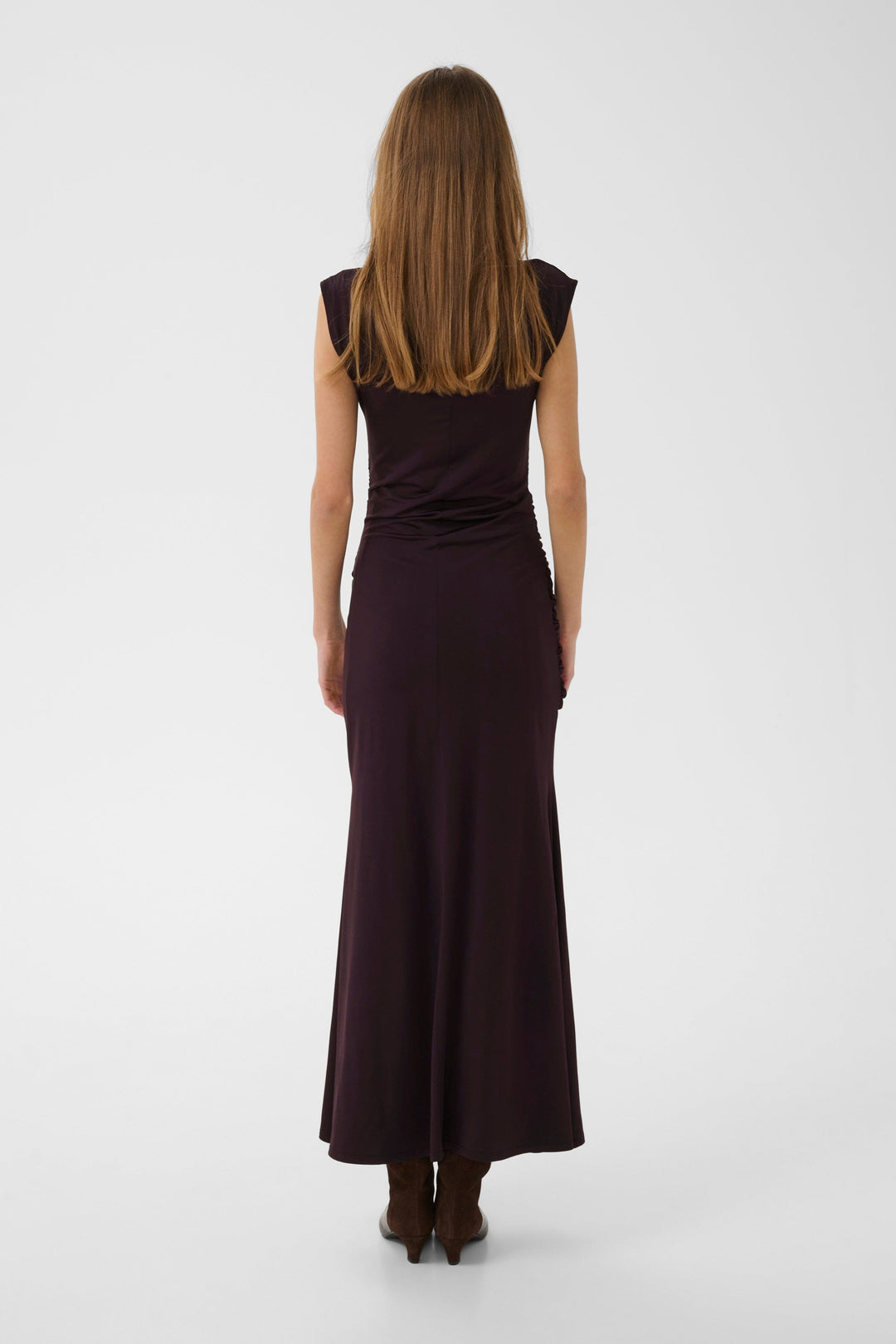 Gestuz - Gzseren Long Dress 10911642 - 109839 - Deep Plum Kjoler 