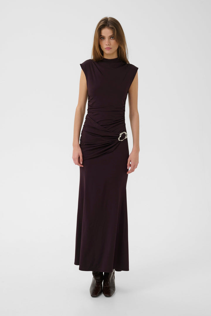 Gestuz - Gzseren Long Dress 10911642 - 109839 - Deep Plum Kjoler 