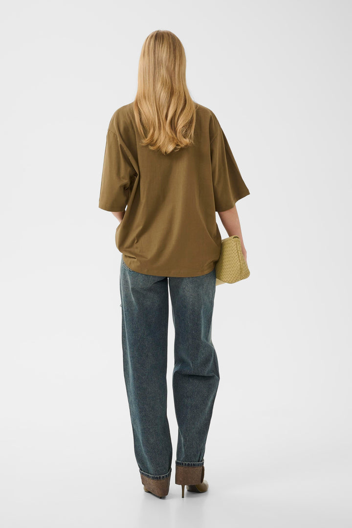 Gestuz - Gztimune Tee 10911405 - 190622 - Military Olive T-shirts 