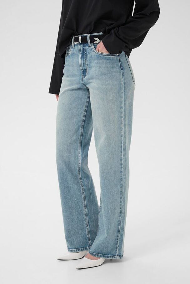 Gestuz - Gzzolani Wide Jeans 10910876 - 104590 - Washed Blue Jeans 