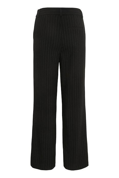 Gestuz - JoelleGZ pinstripe MW pants NOOS - black pinstripe Bukser 