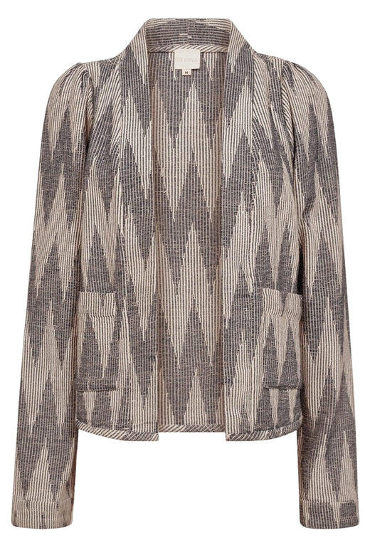 Gossia - Augustego Jacket G2371 - Brown Jacquard Jakker 