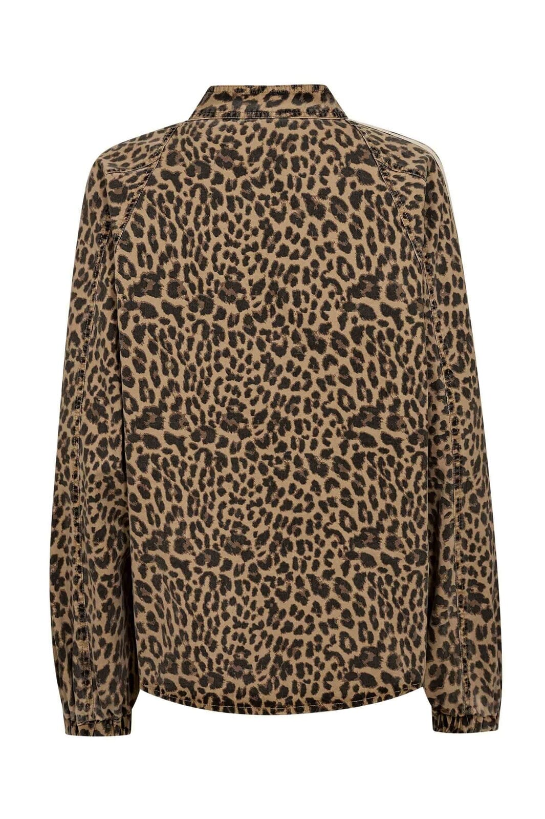 Gossia - Basmago Jull Jacket Shirt G3356 - Leopard Print/Cream Stripe