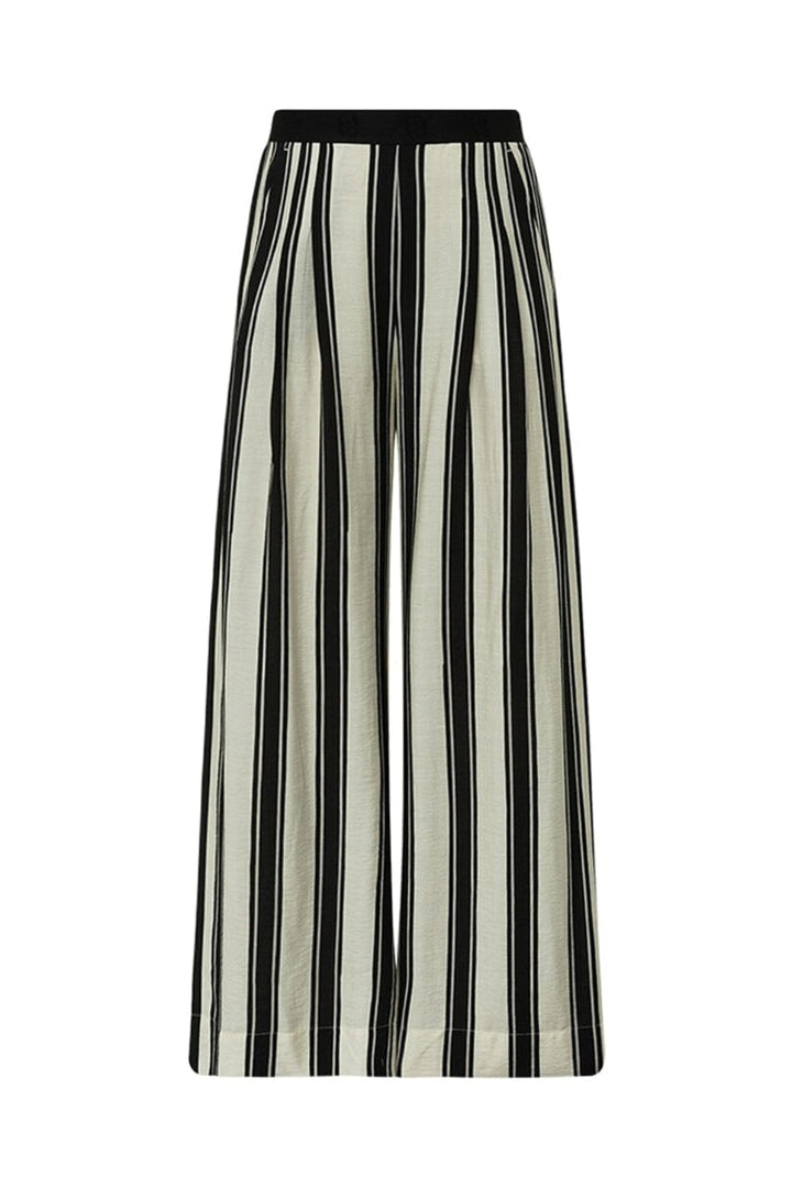 Gossia - Cloego Atalie Jo Pants G2928 - Sand Black Stripes