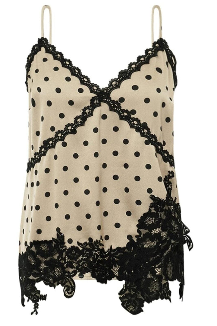 Gossia - Dagnygo Jo Top G3011 - Latte Black Dots