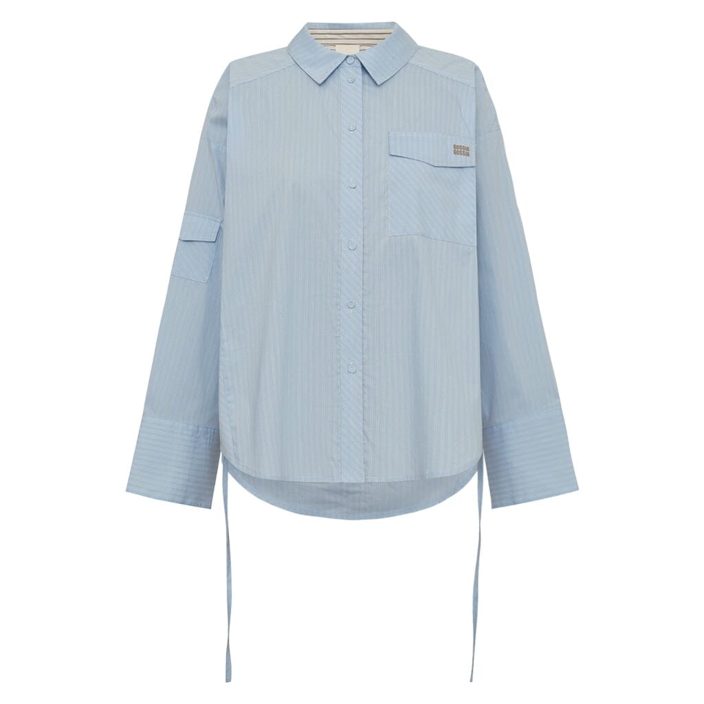 Gossia - Maritgo Shirt G3041 - Light Blue Stripes Skjorter 