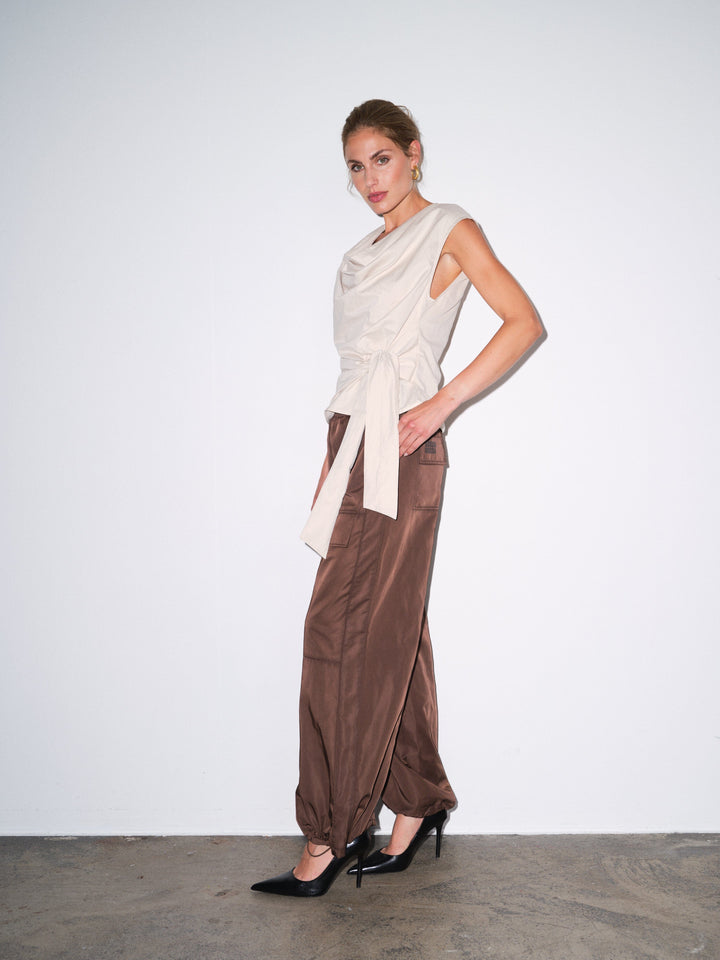 Gossia - Miego Pants G2836 - Brown Bukser 