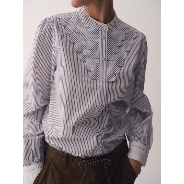 Gossia - Palomago Shirt G2626 - Blue Stripes Skjorter 