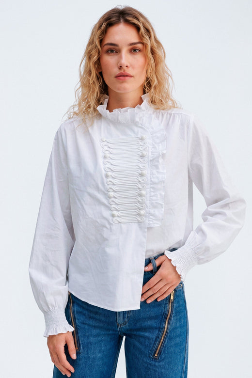 Gossia - Warnago Shirt G3409 - Off-White Skjorter 