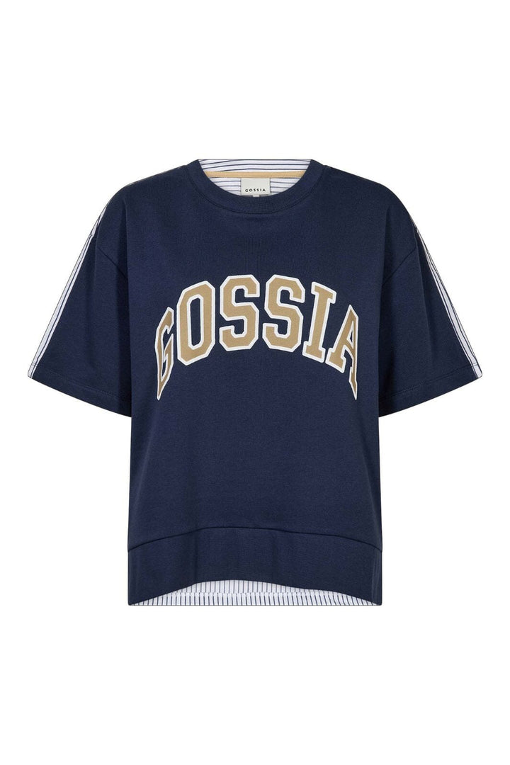 Gossia - Welago Mix Tee G3189 - Navy T-shirts 