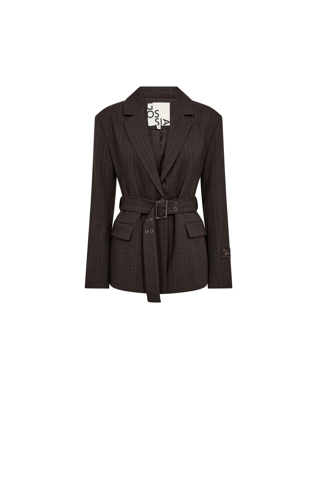 Gossia - Zebinago Blazer G3199 - Brown Checks