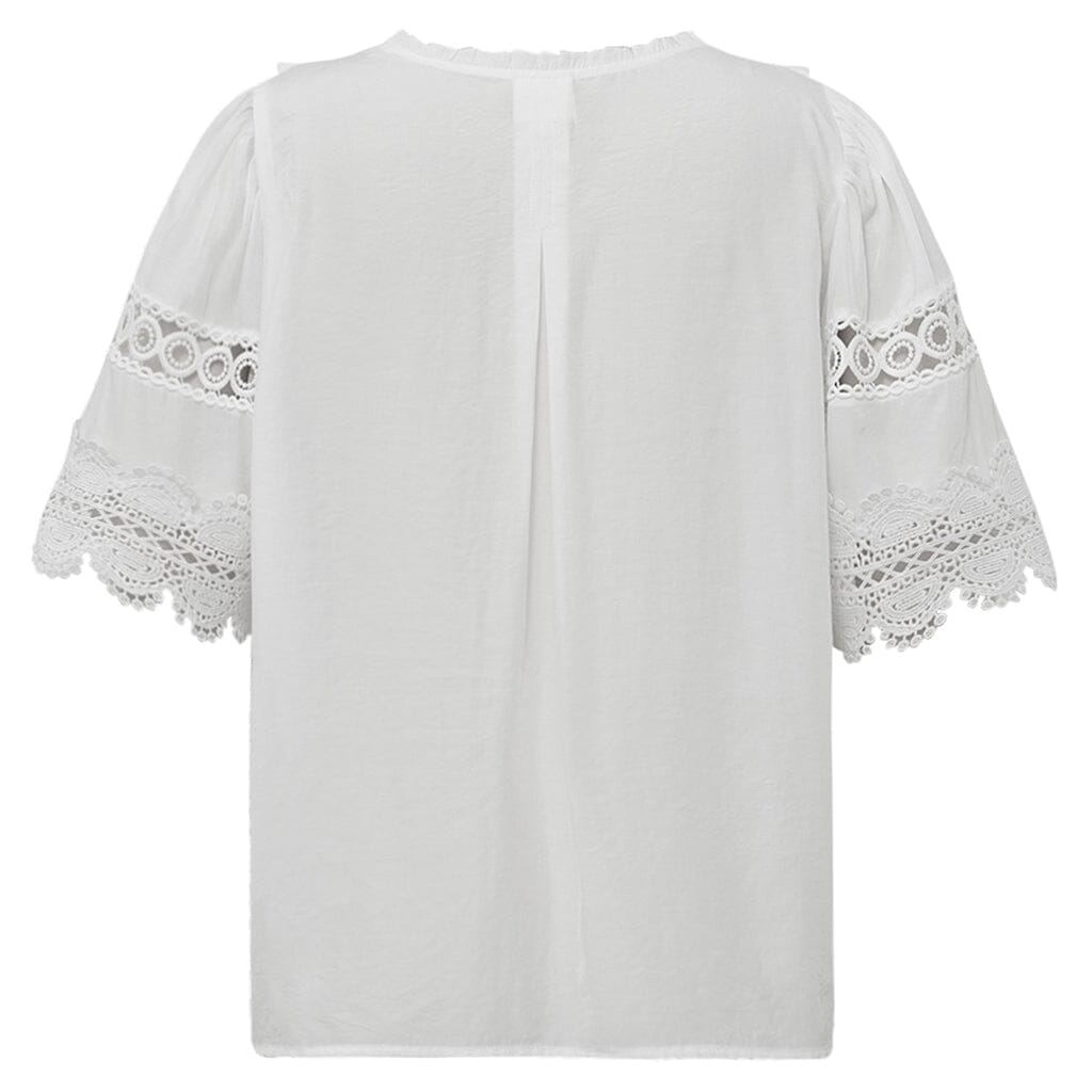 Gossia - Zelinego Blouse G3003 - Off-White T-shirts 