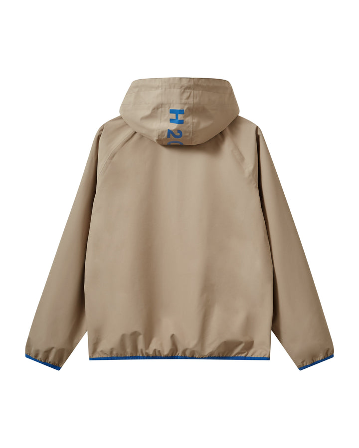 H2O - H2Rømø Festival Lw Rain Jacket Packable 100980-2 - 7094 - Warm Grey/Blue Regntøj 