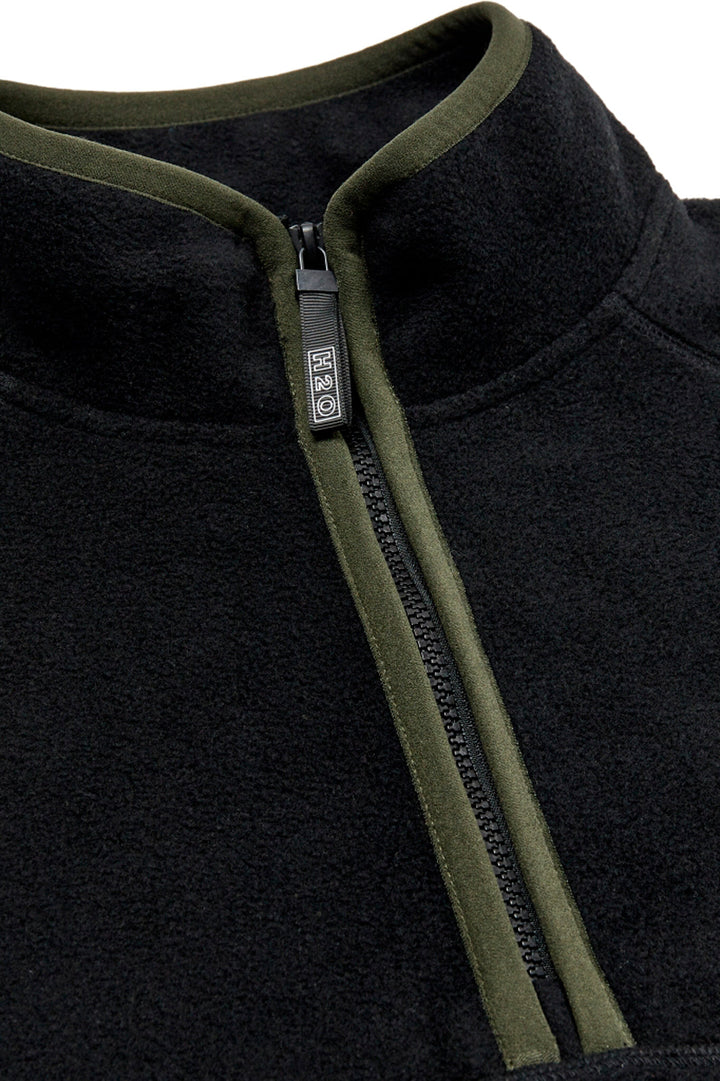 H2O - Sejerø Fleece Half Zip - Black Fleece jakker 