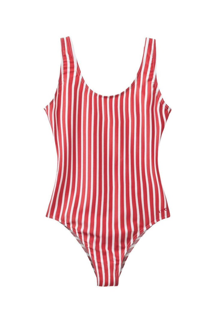 H2O - Stripe Swimsuit 101014 - 2000 - Red Badedragter 