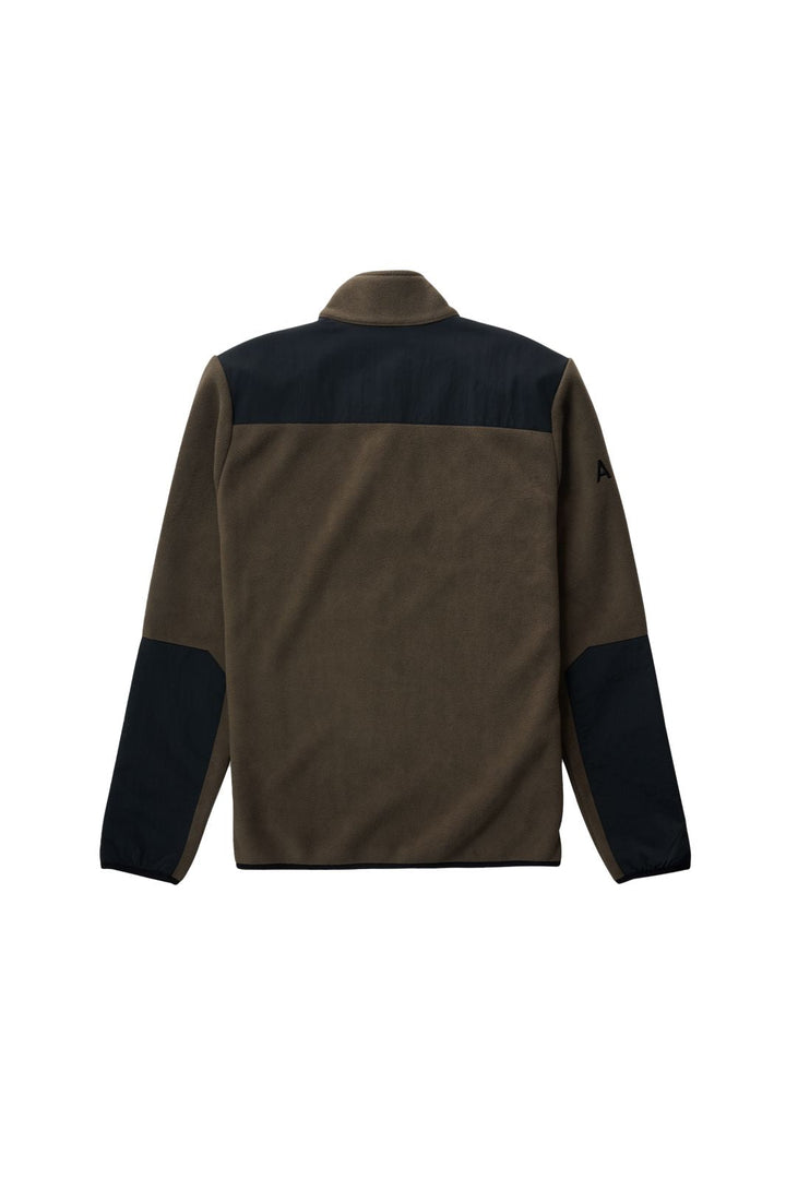 Halo - Blocked Zip Fleece 610209 - 0554 - Major Brown