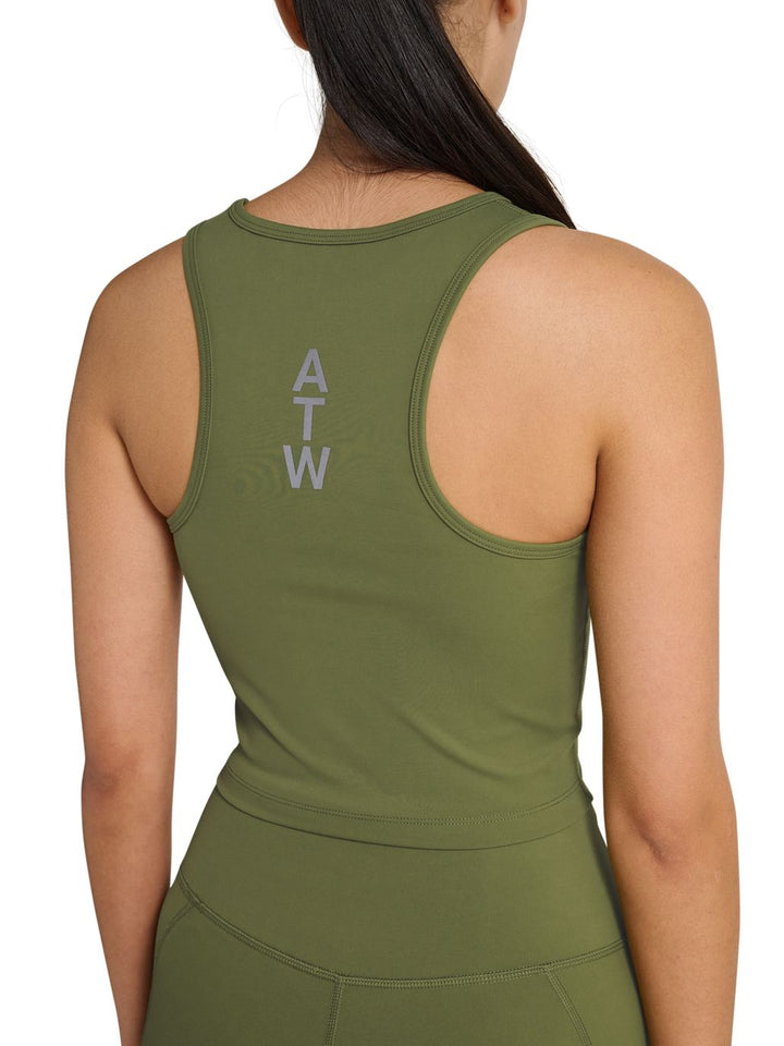 Halo - Women Training Top 610507 - 6096 - Olive Drab Toppe 