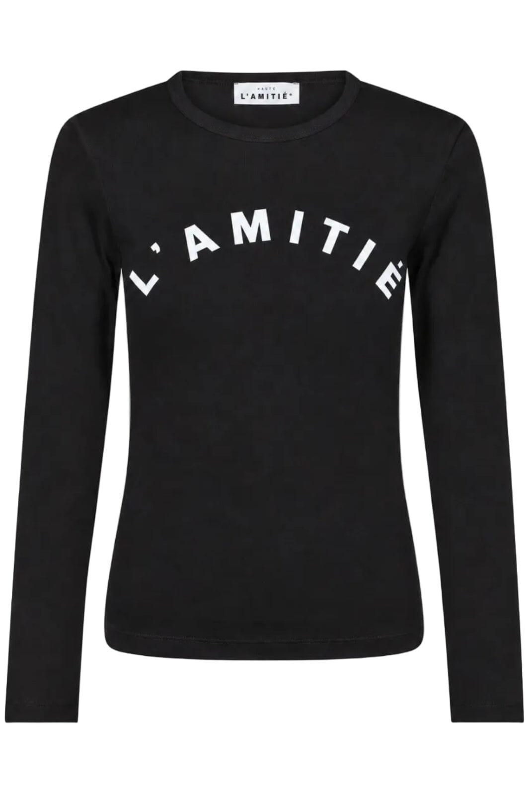 Haute L'Amitié - Clean Ls Logo Tee Hl10850 - Black Bluser 